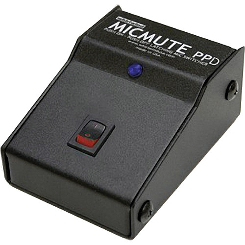 Whirlwind Micmute PPD Latching Switch-On/Switch-Off Audio Switch (Desktop)