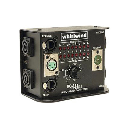 Whirlwind SC Series NL XLR & RJ45 Cable Tester