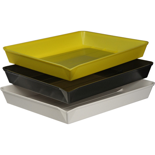 Yankee Plastic Ribbed Developing Tray 11x14