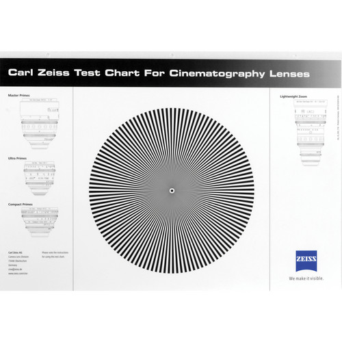 ZEISS Siemens Star Test Chart 1849755 B&H Photo Video