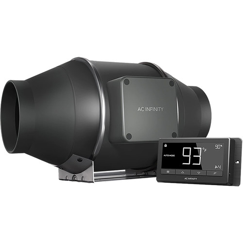 AC Infinity CLOUDLINE T4 Inline Mixed-Flow Duct Fan System (4