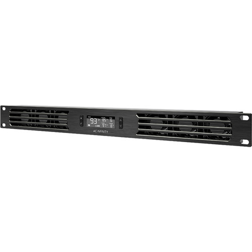 AC Infinity CLOUDPLATE T1 Quiet Rack Cooling Fan System (1 RU Intake)
