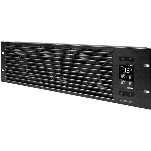 AC Infinity CLOUDPLATE T9 PRO 3-Fan Rack Cooling System (3 RU Intake)