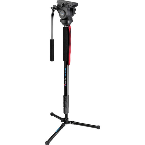 Acebil mp-70V(B) Aluminum Video Monopod with Pan/Tilt Head and MBPS Floor Stand