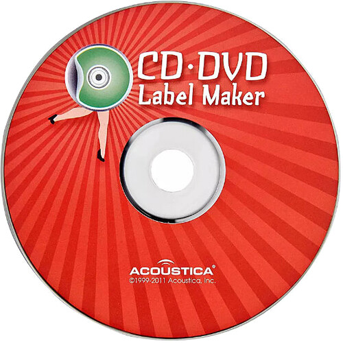 acoustica cd dvd label maker code