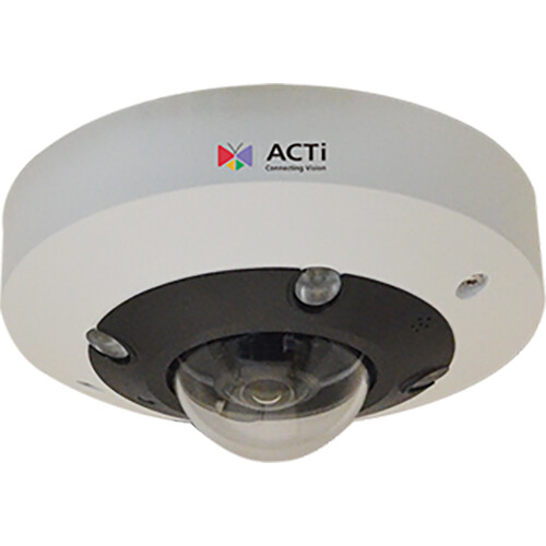ACTi A713 5MP Outdoor Network Fisheye Dome Camera with Night Vision & Heater