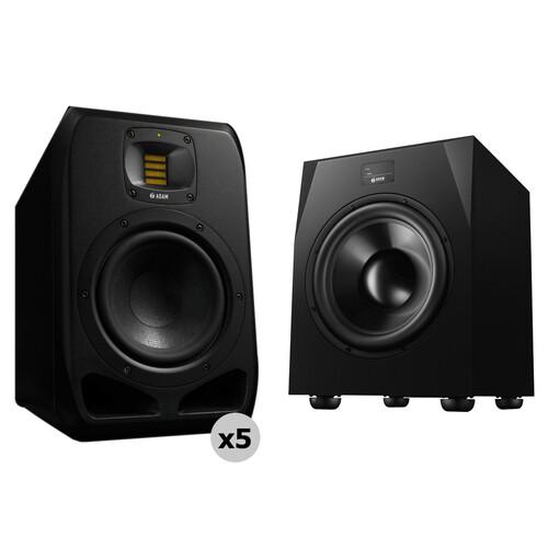 Adam Professional Audio The Bronx - 5.1 Bundle with S2V Monitors and Sub15 Subwoofer (Pair)
