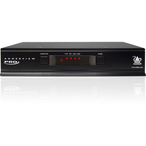 Adder ADDERView 4 PRO VGA Video & Peripheral Switch (One Video Head)