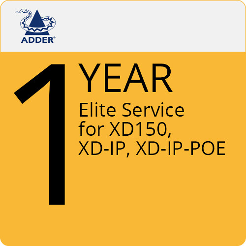 Adder Elite Service for ADDERLink XD150 XD-IP & XD-IP-POE KVM Extender (1-Year)