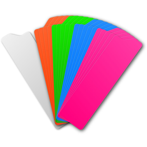 adicam CRDTABS (Rainbow / White 20-Pack)
