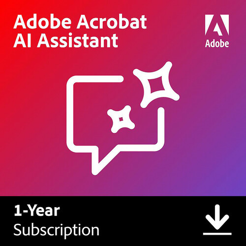Adobe Acrobat AI Assistant (Download 1-Year Subscription)