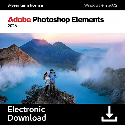 Adobe Photoshop Elements 2026 (3-Year License Download)
