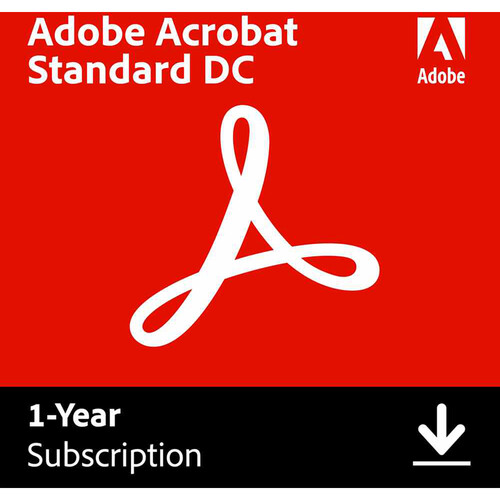 Adobe Acrobat Standard DC (Download 1-Year Subscription)