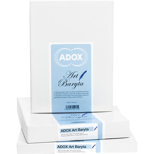 Adox Art Baryta Uncoated Glossy Paper for Alternative Processes (9.5 x 12