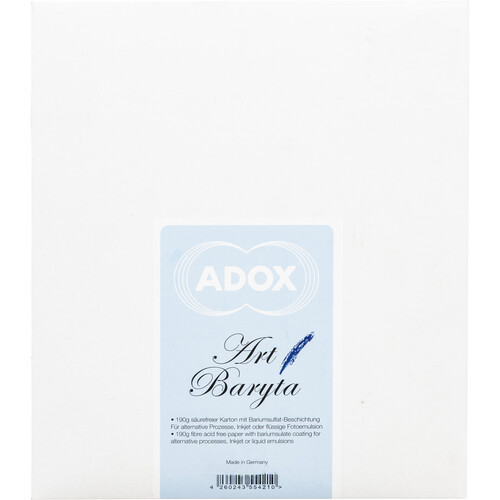 Adox Art Baryta Uncoated Glossy Paper for Alternative Processes (8 x 10