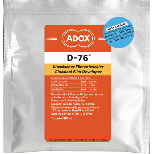 Adox D-76 Film Developer (Powder Makes 1L)