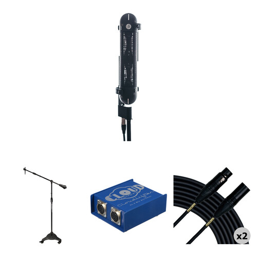 AEA Ribbon Mics R88mk2 Stereo Far-Field Ribbon Microphone Kit with Studio Boom Stand CL-2 Activator and Cables