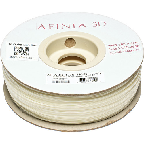 Afinia Value-Line ABS Filament for Afinia 3D Printers (Glow-in-the-Dark Green 1.75mm)