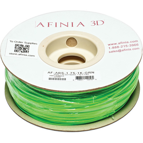 Afinia Value-Line ABS Filament for Afinia 3D Printers (Green 1.75mm)