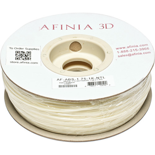 Afinia Value-Line ABS Filament for Afinia 3D Printers (Natural 1.75mm)