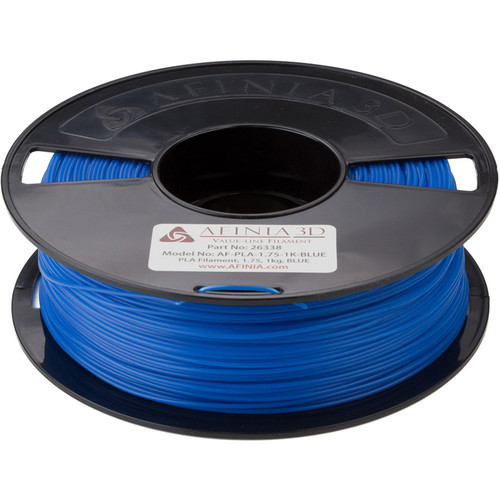 Afinia 1.75mm Value-Line PLA Filament for H-Series 3D Printers (2.2 lb Blue)