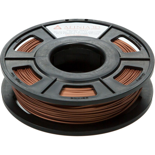 Afinia 1.75mm Specialty PLA Filament for H-Series 3D Printers (Infused Copper 300g)