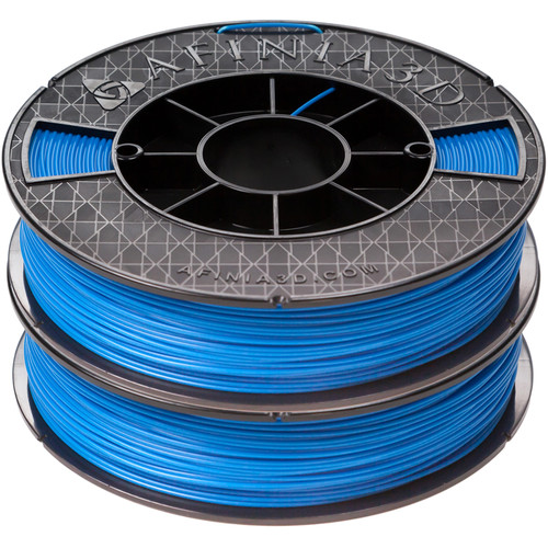 Afinia 1.75mm ABS Premium Filament 2-Pack for H-Series 3D Printers (2 x 500g Blue)