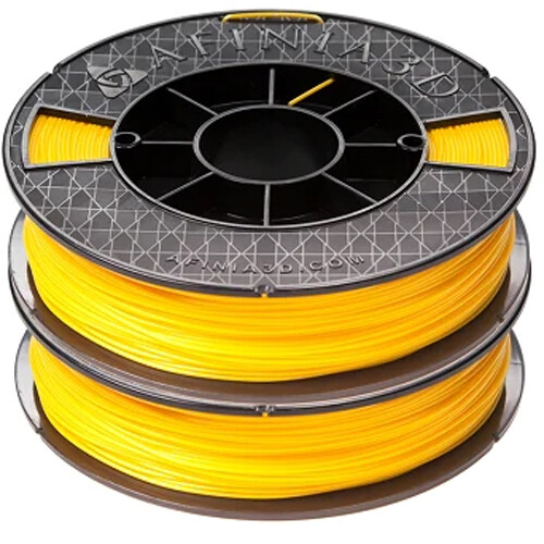 Afinia 1.75mm ABS Premium Filament 2-Pack for H-Series 3D Printers (2 x 500g Yellow)