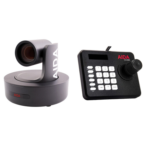 AIDA Imaging Full HD IP PTZ Camera with 12x Optical Zoom + Controller Bundle