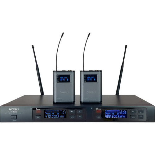 Airwave Technologies AT-5220 2-Person Digital Wireless Lavalier Microphone System (B: 514 to 542 MHz)