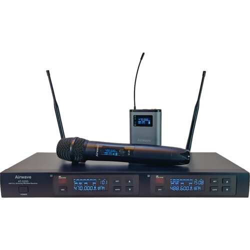 Airwave Technologies AT-5250 2-Person Digital Wireless Combo Microphone System (B: 514 to 542 MHz)