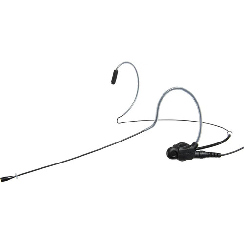 Airwave Technologies HSD-Diamond Slim Clip System Dual-Ear Headset Microphone (Black Shure TA4)