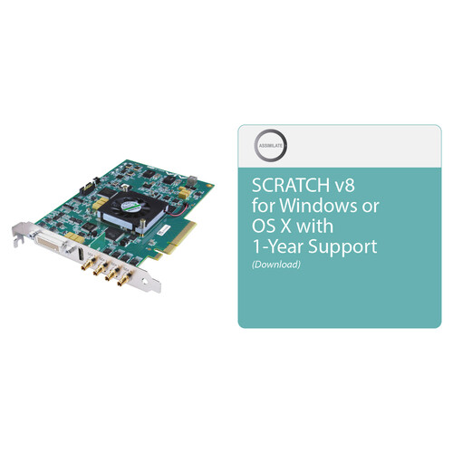 AJA KONA 4 PCI-E I/O Card and Assimilate SCRATCH Kit
