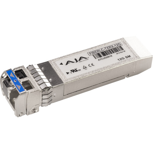 AJA 1-Channel 12G-SDI Single-Mode LC Fiber Transceiver SFP