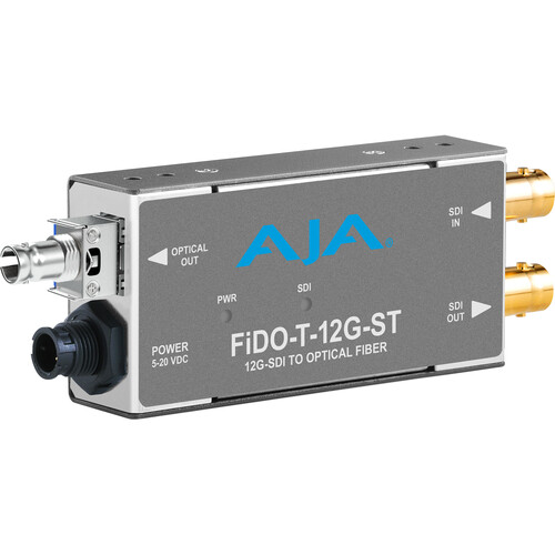 AJA 1-Channel 12G-SDI to Single-Mode ST