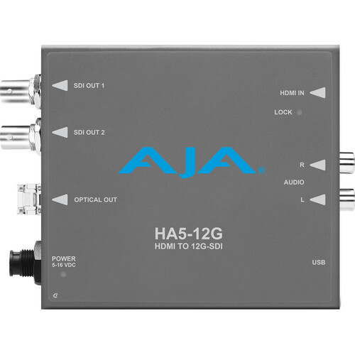 AJA HA5-12G HDMI 2.0 to 12G-SDI Mini-Converter