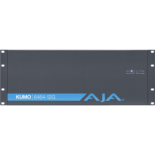 AJA KUMO 64 x 64 Compact 12G-SDI Router (4 RU)