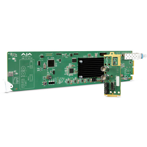 AJA OG-HA5-12G-T-ST OpenGear 4K HDMI 2.0 to 12G-SDI Converter Card with Fiber ST