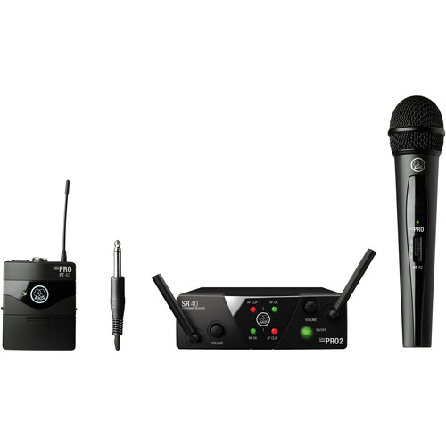AKG WMS40 Mini Wireless Handheld & Bodyp