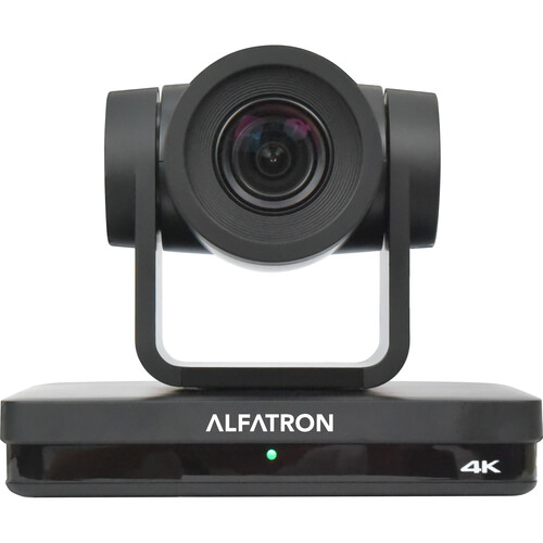 Alfatron 4K PTZ Camera with 12x Optical Zoom (Black)