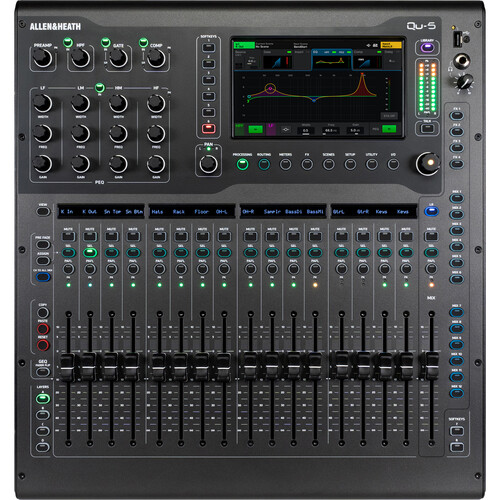 Allen & Heath Qu-5 36-Channel / 12-Bus Digital Mixer with 16+1 Motorized Faders
