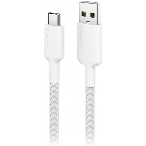 ALOGIC Elements Pro USB-A 2.0 Male to USB-C Male Cable (3.3' White)