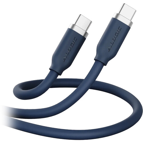 ALOGIC USB-C Flexible Silicone 240W Charging Cable (Midnight 3.3')