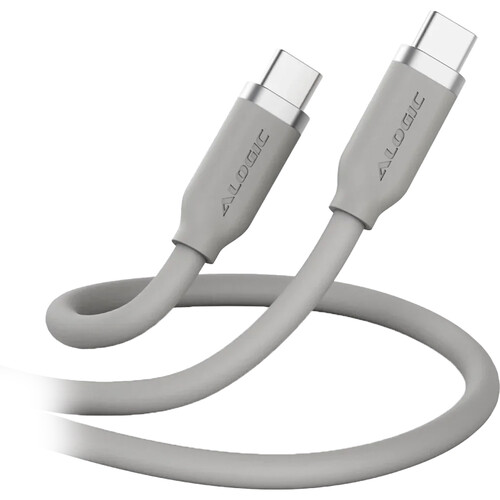 ALOGIC USB-C Flexible Silicone 240W Charging Cable (Natural 3.3')