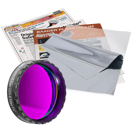 Alpine Astronomical Baader Calcium Gen-II Unstacked Ca-K Solar Imaging Filter with LPFC (1.25