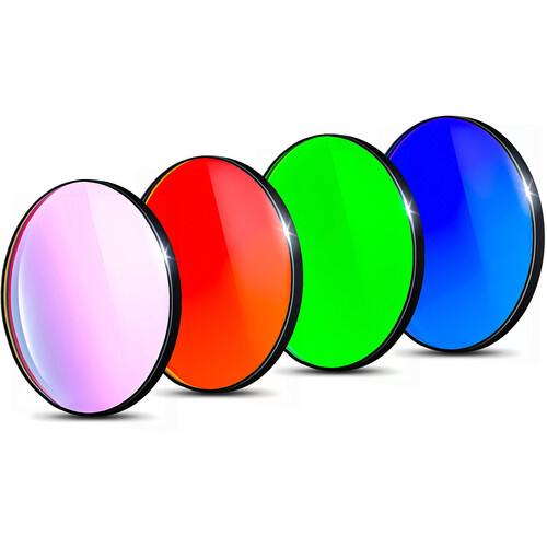Alpine Astronomical Baader CMOS-Optimized LRGB Bandpass Filterset (50.4mm Round Unmounted)