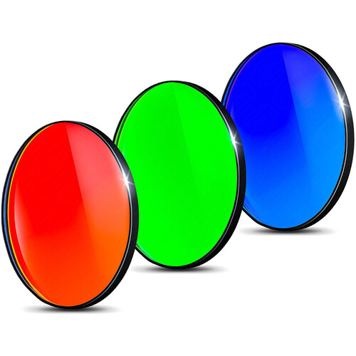 Alpine Astronomical Baader CMOS-Optimized RGB Bandpass Filterset (36mm Round Unmounted)