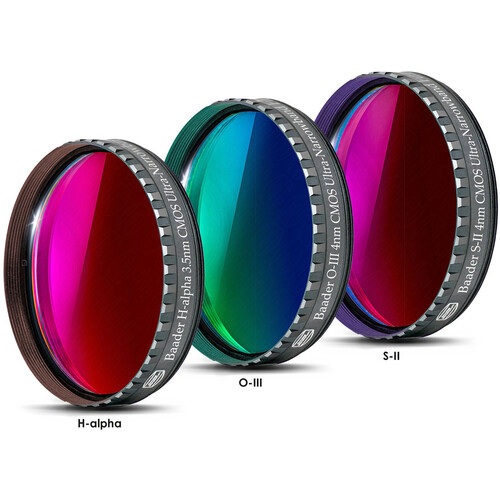 Alpine Astronomical Baader 3.5/4nm Ultra-Narrowband Filter Set CMOS-Optimized (2