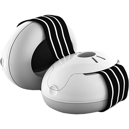 Alpine Hearing Protection Muffy Baby Hearing Protective Ear Muffs (Black/White)