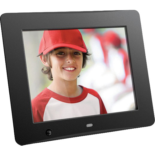 Aluratek 8" Digital Photo Frame with Moti ADMSF108F B&H